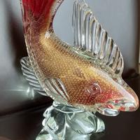vetro Murano: grande pesce anni 50/60