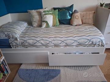 Divano Letto con Cassettoni e doppio letto