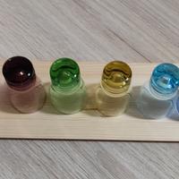 Set 6 bicchierini liquore colorati in vetro