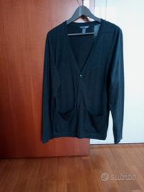 Cardigan grigio uomo. T. media