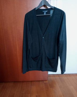 Cardigan grigio uomo. T. media