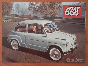 Fiat 600, Trasformabile e Multipla - depliant 1958