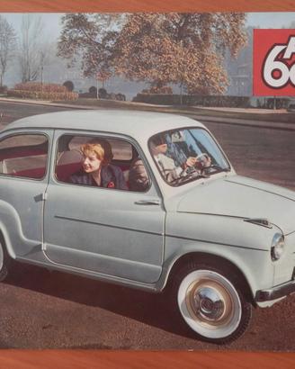 Fiat 600, Trasformabile e Multipla - depliant 1958