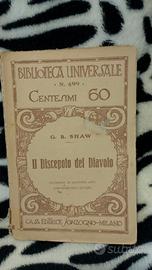 g.b. shaw, il discepolo del diavolo, sonzogno
