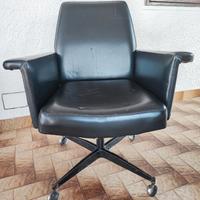Poltrona da scrivania vintage modernariato design
