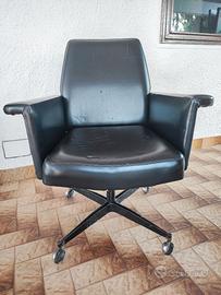 Poltrona da scrivania vintage modernariato design