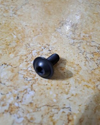 10 Viti bombate M8 x 20mm con testa esagonale