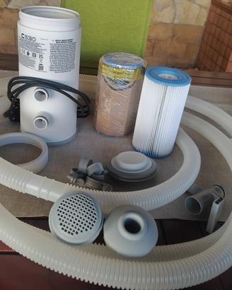 Pompa filtrante a cartuccia piscina Intex 