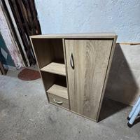 Mobiletto da ingresso effetto rovere