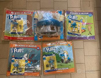 Collezione Personaggi I puffi. 5 uscite