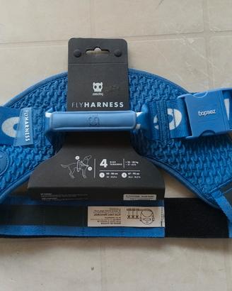 Pettorina Zee.Dog FlyHarness-Tg.4(23-30Kg)-Blu