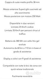 kit motore per bici da corsa