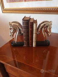 coppia di ferma libri Camilletti Argenteria