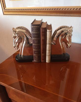 coppia di ferma libri Camilletti Argenteria