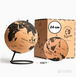 mappamondo - Globo terrestre in sughero viaggi
