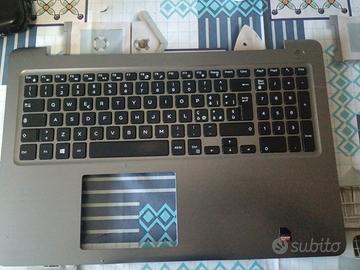 Tastiera con palmarest per Dell Ispiron 5567