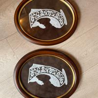 Quadri a uncinetto due madonne