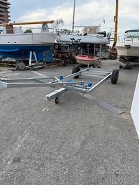 Carrello alaggio barca e gommone su misura