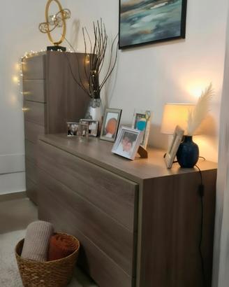 Camera da Letto Giessegi Rovere Grigio -