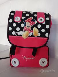 ZAINO SCUOLA MINNIE DECORAZ.BOTTONI