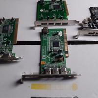 4 schede di espansione  firewire 800 USB 2.0