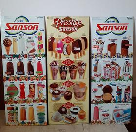 insegna latta Gelati anni 90
