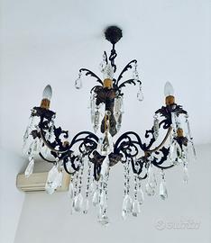 Lampadario gocce di cristallo