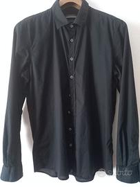 camicia uomo nera tg  xxl