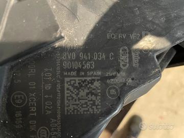 Faro destro audi a3 8V