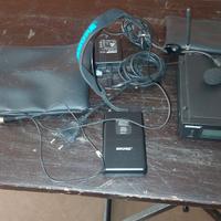 Microfono SHURE SLX wireless /Body pack e archetto