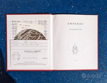 RADIOHEAD - AMNESIAC edizione specia libro +  cd