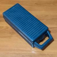 PORTA MUSICASSETTE CONTENITORE PLASTICA PVC NERO