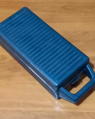 PORTA MUSICASSETTE CONTENITORE PLASTICA PVC NERO