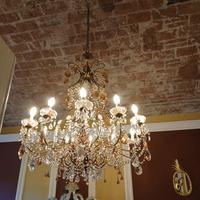 grande lampadario+coppia di applique 