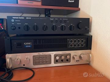 Preamp phase linear 3500 e finale QSC