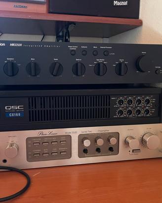 Preamp phase linear 3500 e finale QSC