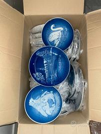 Piatti di Natale Royal Copenaghen dal 1964 al 2007