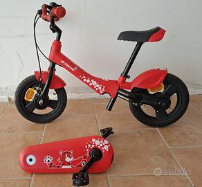 bici con e senza pedali Btwin