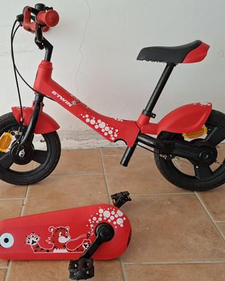bici con e senza pedali Btwin