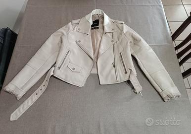 Giacca in similpelle, Bianca per Donna - taglia S
