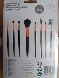 set 8 pezzi pennelli make-up 