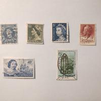 Francobolli Australia e New Zealand