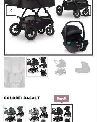 passeggino trio completo + base Isofix