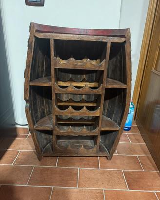 Mobile Porta Bottiglie Artigianale (vera botte)