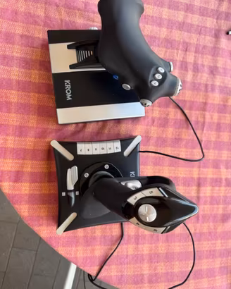 KROM K-Flight HOTAS Joystick + Throttle Simulatore
