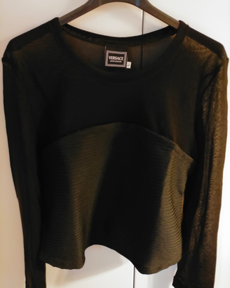 Maglia nera di marca