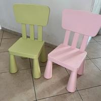 Sedie per bambini mammut Ikea