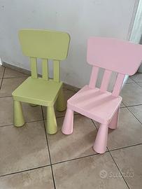 Sedie per bambini mammut Ikea