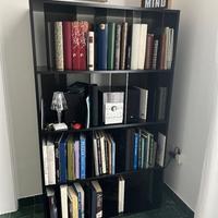 Coppie di librerie moderne nere di design