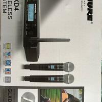 Radio microfono shure beta 87 a doppio
